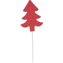 Pic en bois pour apéritif étoile et sapin x 18