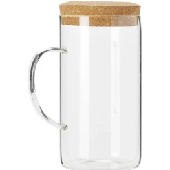 Pichet en verre avec bouchon liège 1,7L