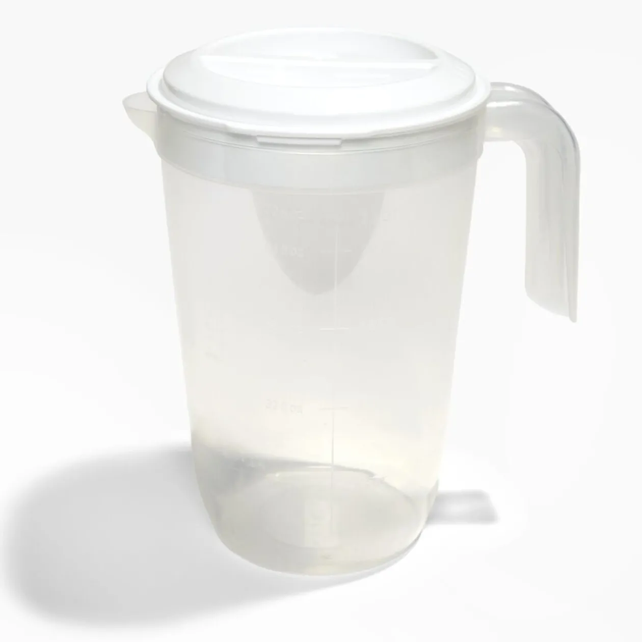 Pichet plastique transparent Ø14,5x21,5cm
