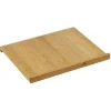 Planche à découper en bambou avec rebord 35x45xép5cm