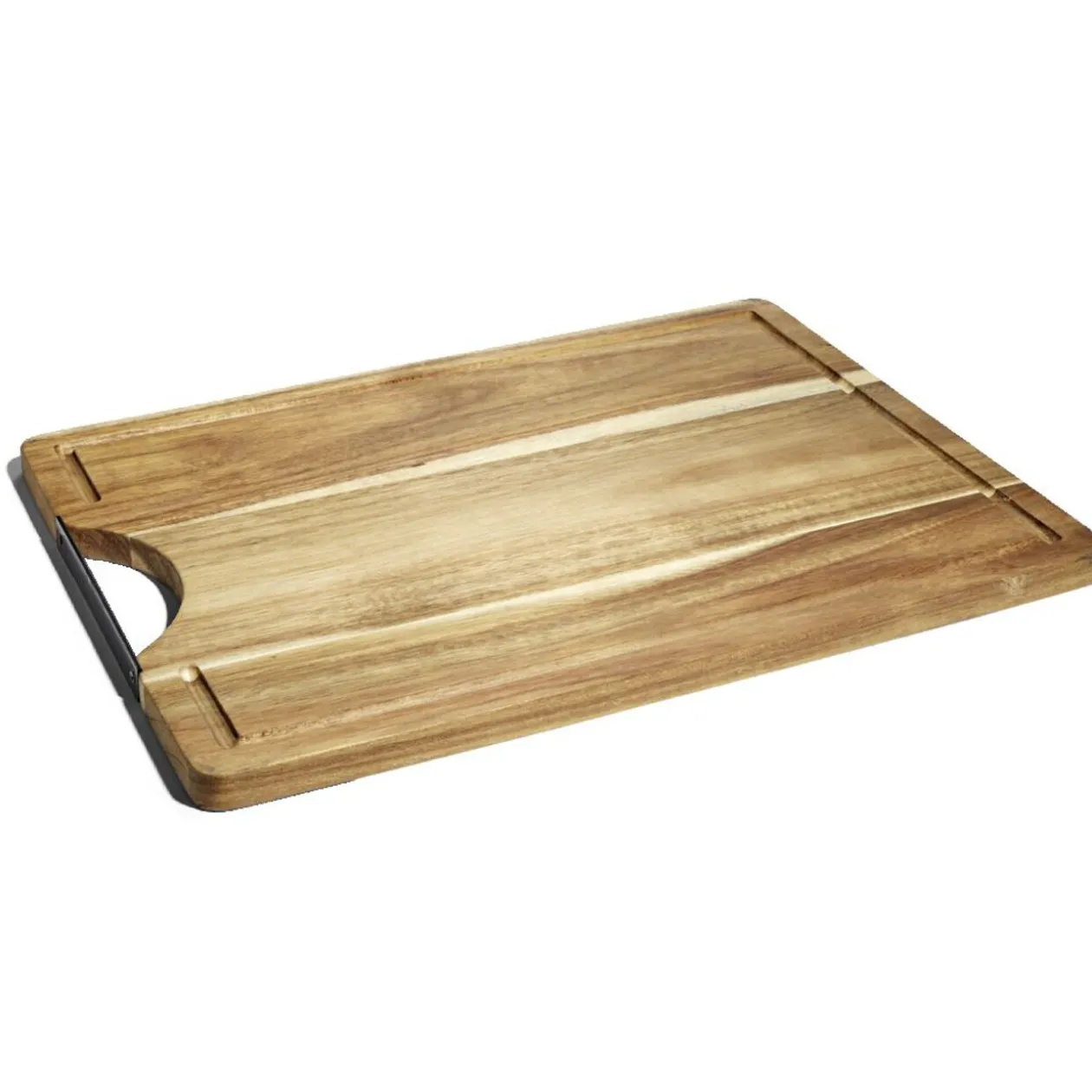 Planche à découper en bois d'acacia 40x30x1,5cm