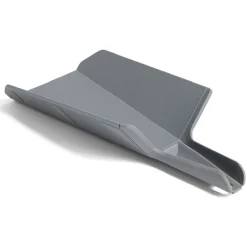 Planche à découper pliable en plastique gris 38x21cm