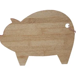 Planche en bambou forme cochon