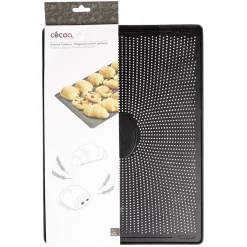 Plaque cuisson silicone noir 37x27cm