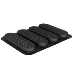 Plaque demi baguette x4 en silicone 29x21xH3cm