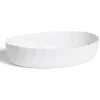Plat à four en verre opale blanc 36,9x28,6xH8cm