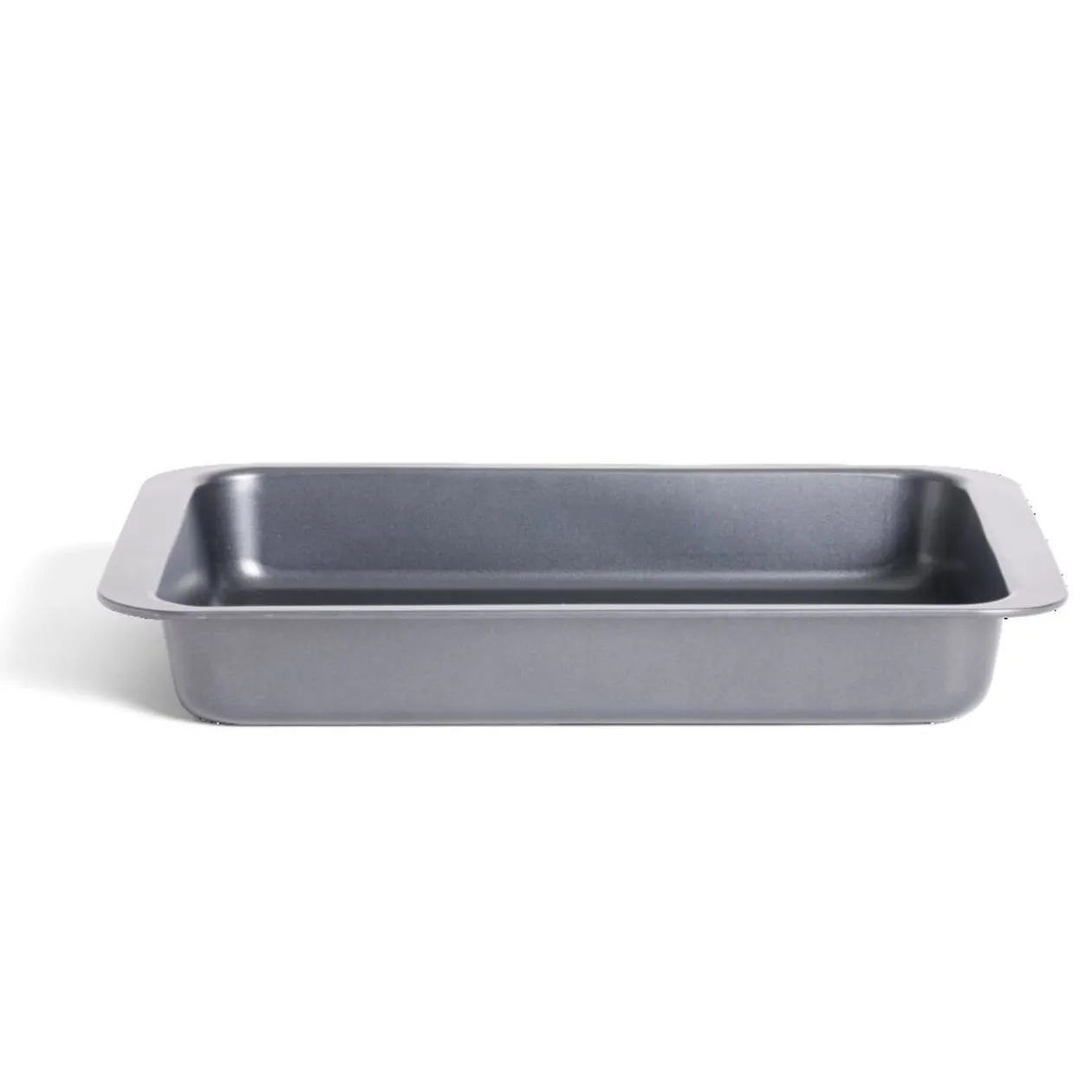 Plat à four métal noir 42x42xH6cm