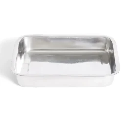 Plat à lasagnes en inox 37x27,5xH6,5cm