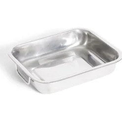 Plat à lasagnes en inox 27x19,5xH6,5cm