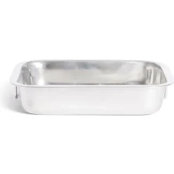Plat à lasagnes en inox 27x19,5xH6,5cm