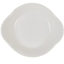 Plat à oeuf blanc