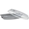 Plat de cuisson 2 compartiments spécial micro-ondes