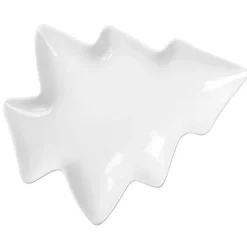 Plat porcelaine sapin
