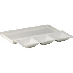 Plat pour barbecue blanc