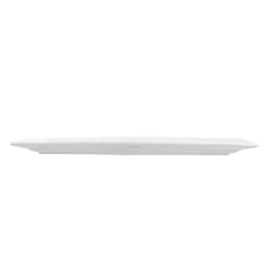 Plat rectangulaire blanc