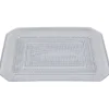 Plateau blanc rectangulaire luxe