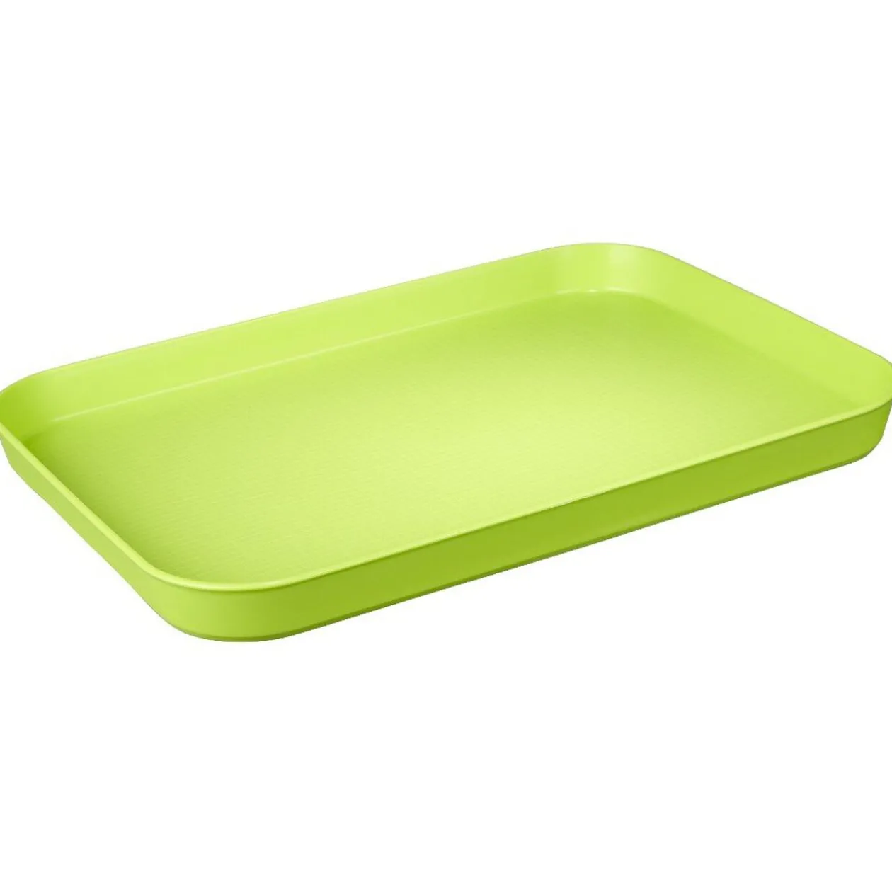 Plateau coloré en plastique