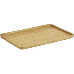 Plateau rectangulaire bambou naturel