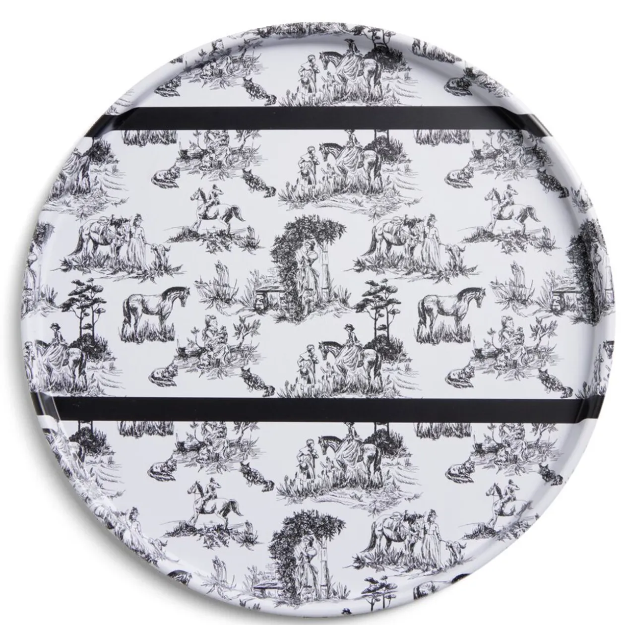 Plateau rond acier Ø23cm - 2 modèles