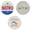 Plateau rond style vintage