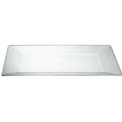 Plateau réutilisable transparent x10