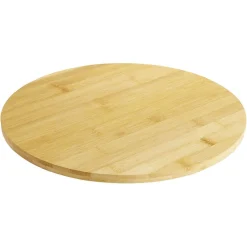 Plateau tournant en bambou naturel Ø35cm