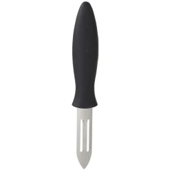 Éplucheur inox manche ergonomique noir