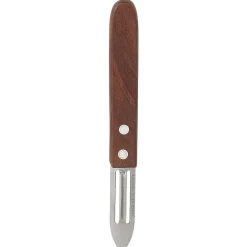 Éplucheur inox manche ergonomique en bois
