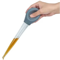Poire à jus avec brosse de nettoyage