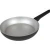 Poêle 28 cm aluminium gris anthracite finition argenté