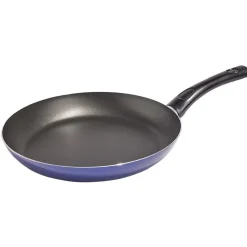 Poêle aluminium gris ou bleu Ø28 cm