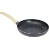 Poêle antiadhérente poignée soft touch beige et noir Ø24cm