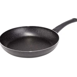 Poêle effet pierre antiadhérente noir Ø28cm