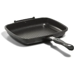 Poêle grill double face