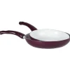 Poêle revêtement céramique violette x2