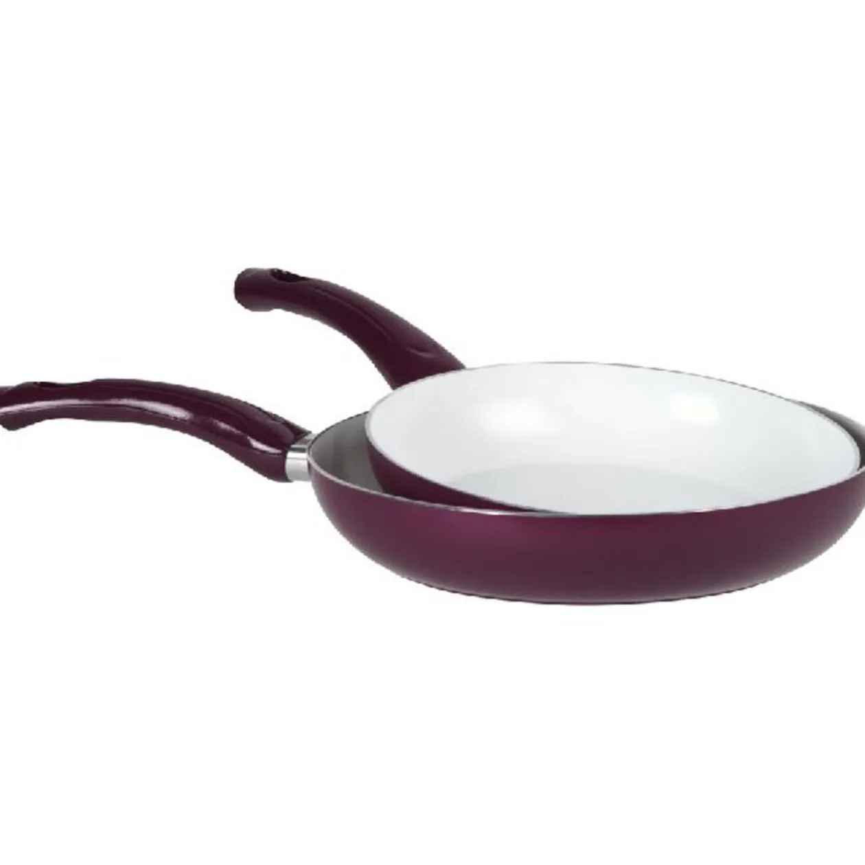 Poêle revêtement céramique violette x2