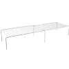 Pont de rangement double blanc