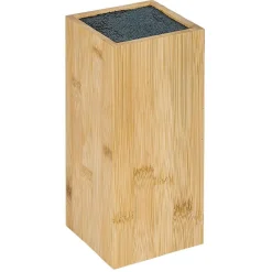 Porte couteaux en bambou 10,5x10,5xH22cm