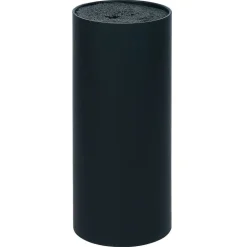 Porte couteaux plastique noir Ø11xH22,5cm