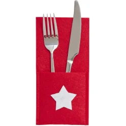 Porte couvert de noël en feutrine