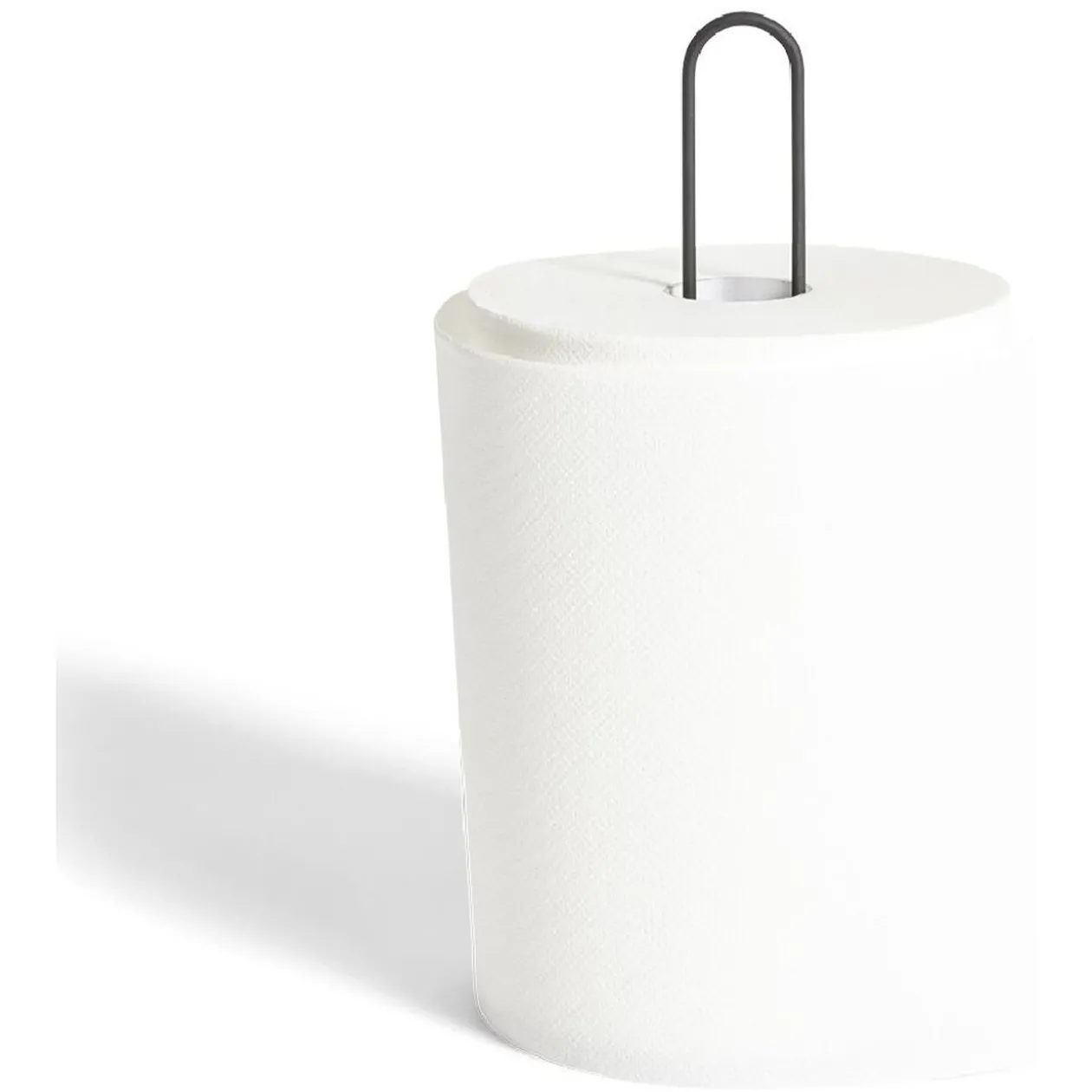 Porte essuie tout fer noir Ø15,5xH28,5cm