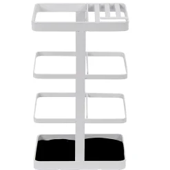 Porte ustensiles de cuisine en métal blanc