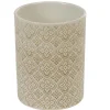 Pot à ustensiles de cuisine en céramique à motifs beige