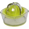 Presse agrumes avec réservoir transparent vert