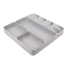 Range couvert 8 compartiments gris