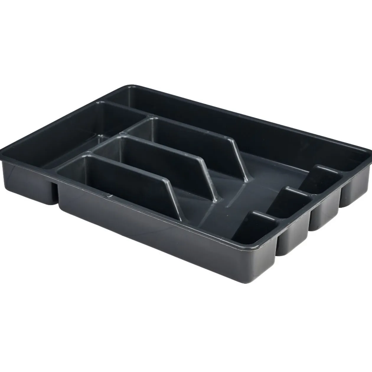Range couverts gris foncé