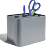 Rangement couverts fer gris 17x13xH12cm