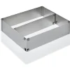 Rectangle à pâtisserie extensible axe central amovible 17/32x25/46cm