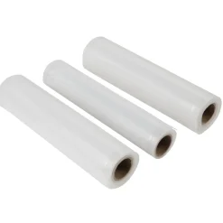 Rouleaux de sac sous vide transparent x3