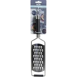 Râpe en inox manche inox avec manche en plastique L.32cm